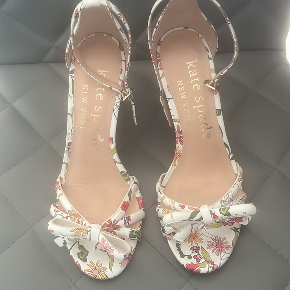 kate spade Shoes - Kate Spade, New York, women’s flamingo, floral, bow, wedge sandals